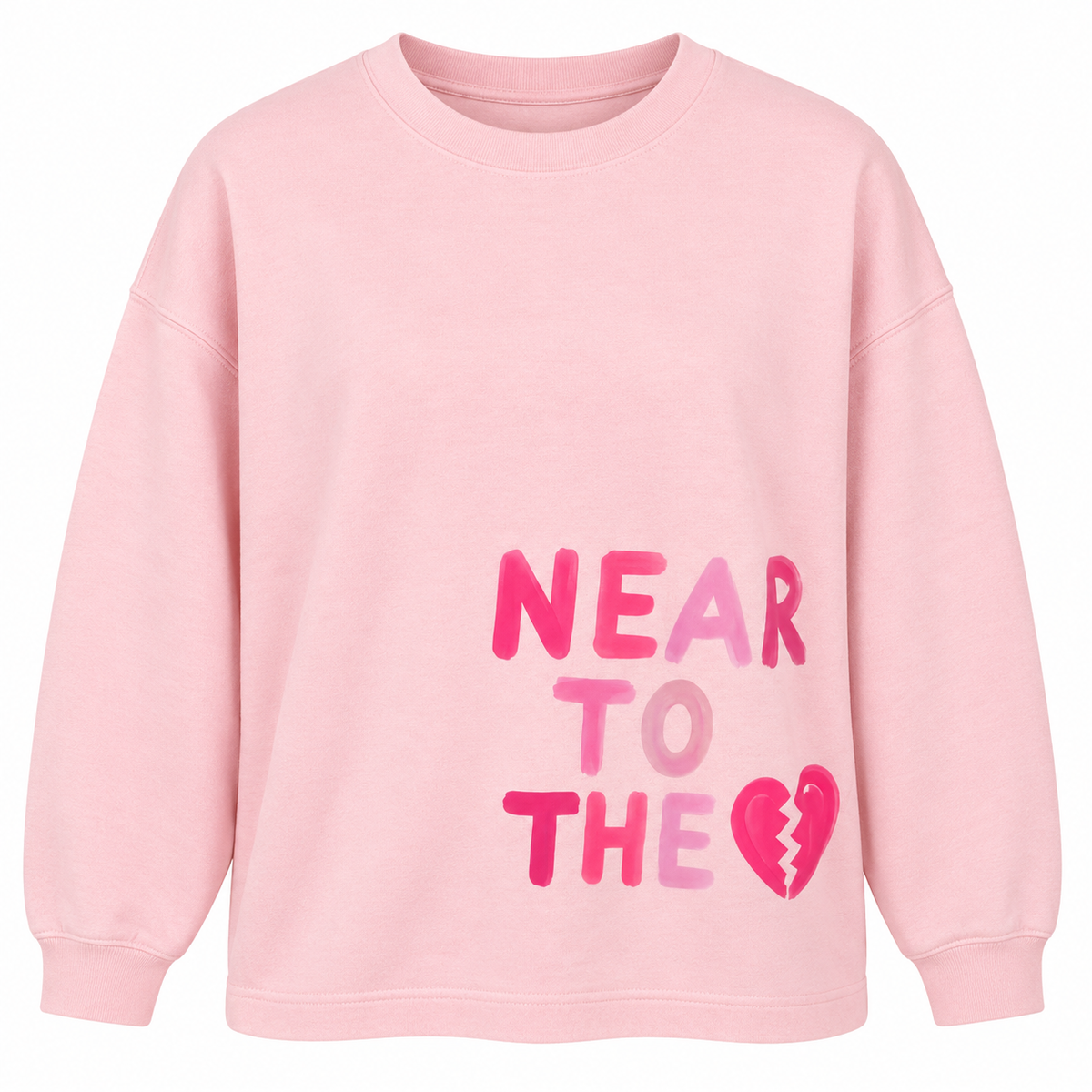 Pink Near to Broken Hearted Signature Crew