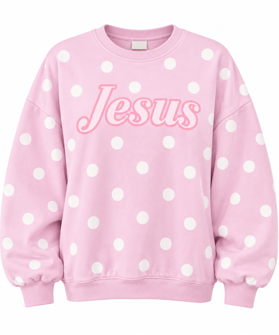 Pink Polka Dot Jesus Set