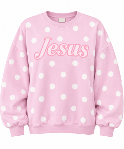 Pink Polka Dot Jesus Set