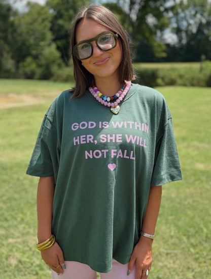 God Is Within Her Signature Tee