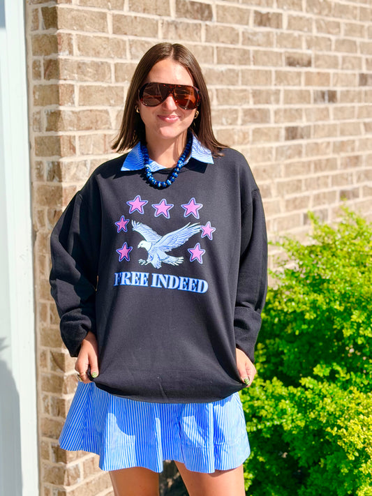 Free Indeed Black Signature Crew