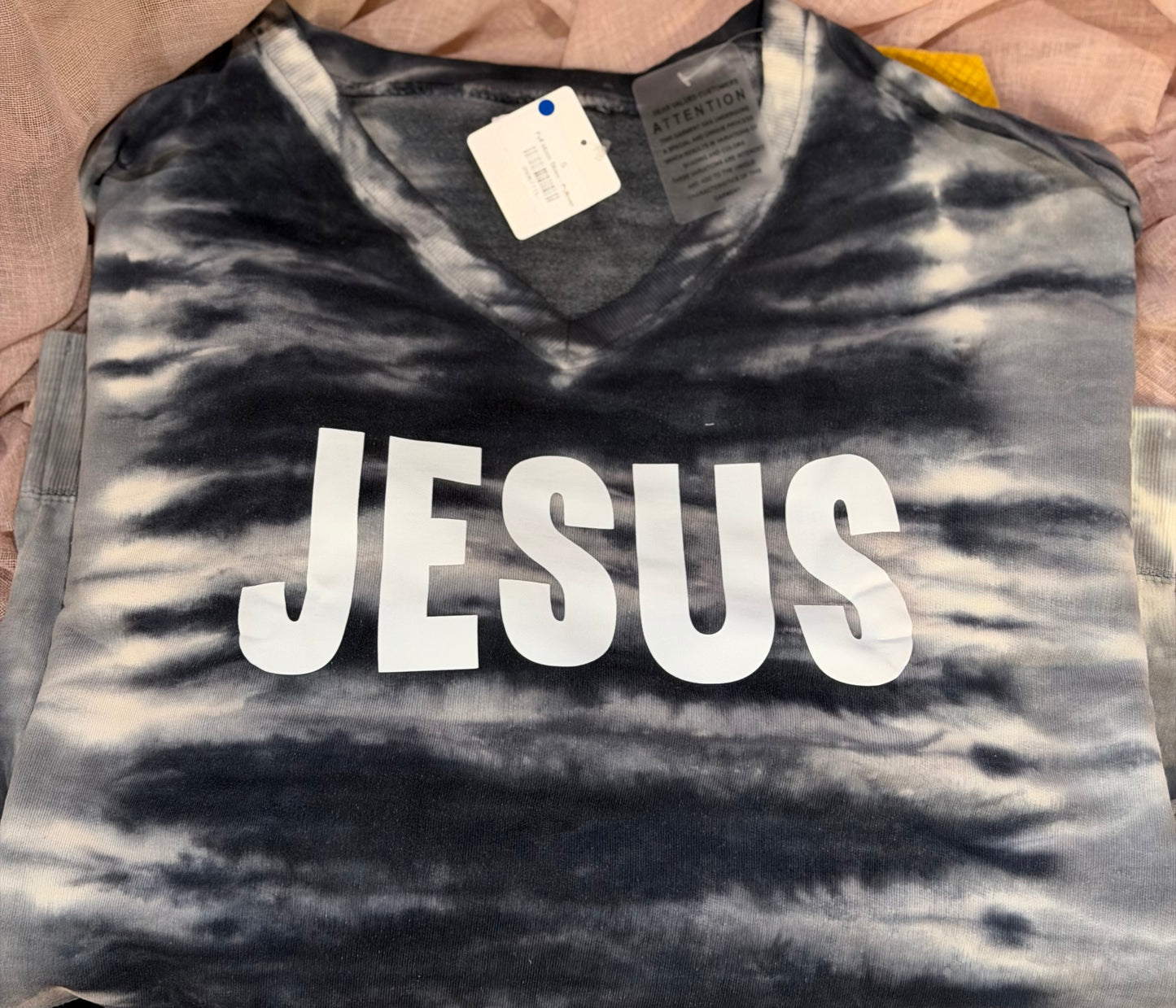 JESUS Tie Die Sweater