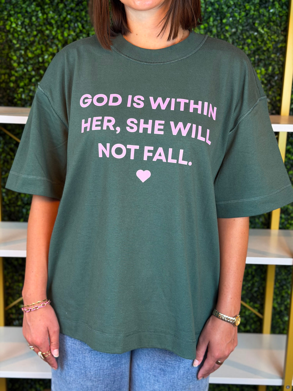God Is Within Her Signature Tee