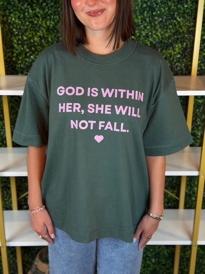 God Is Within Her Signature Tee